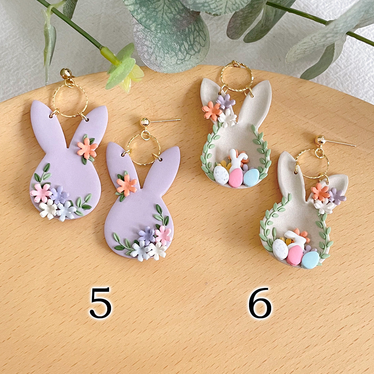 KEOKER Easter Polymer Clay Earrings