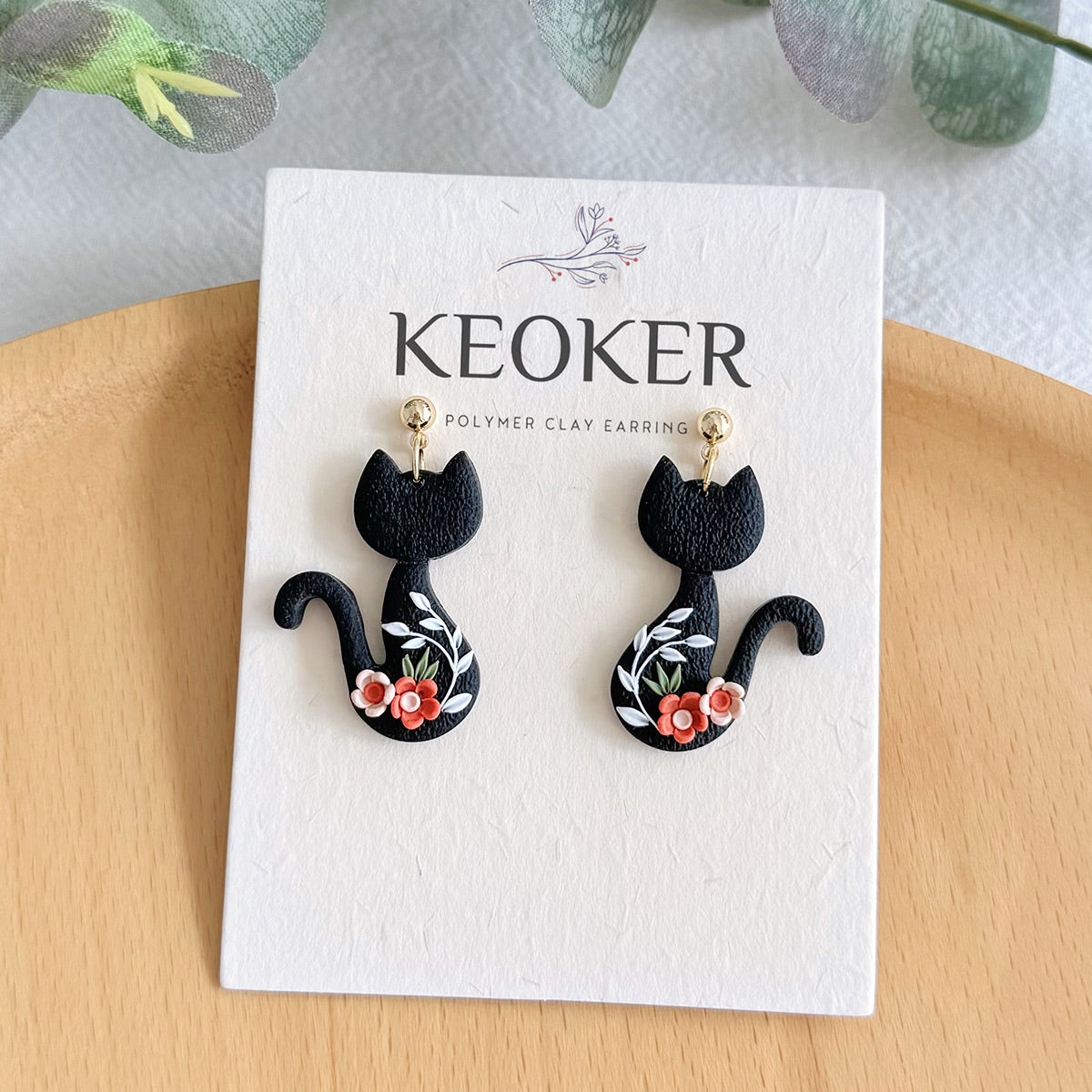 KEOKER Halloween Polymer Clay Earrings