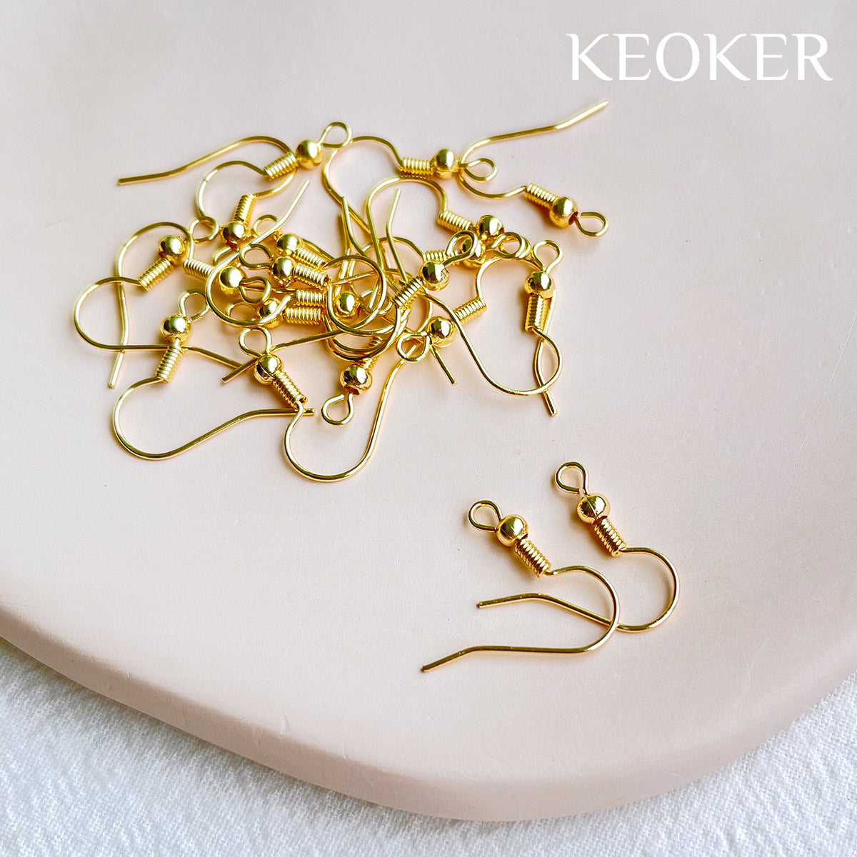 KEOKER 14K Gold Filled Earring Hook2(10PCS)