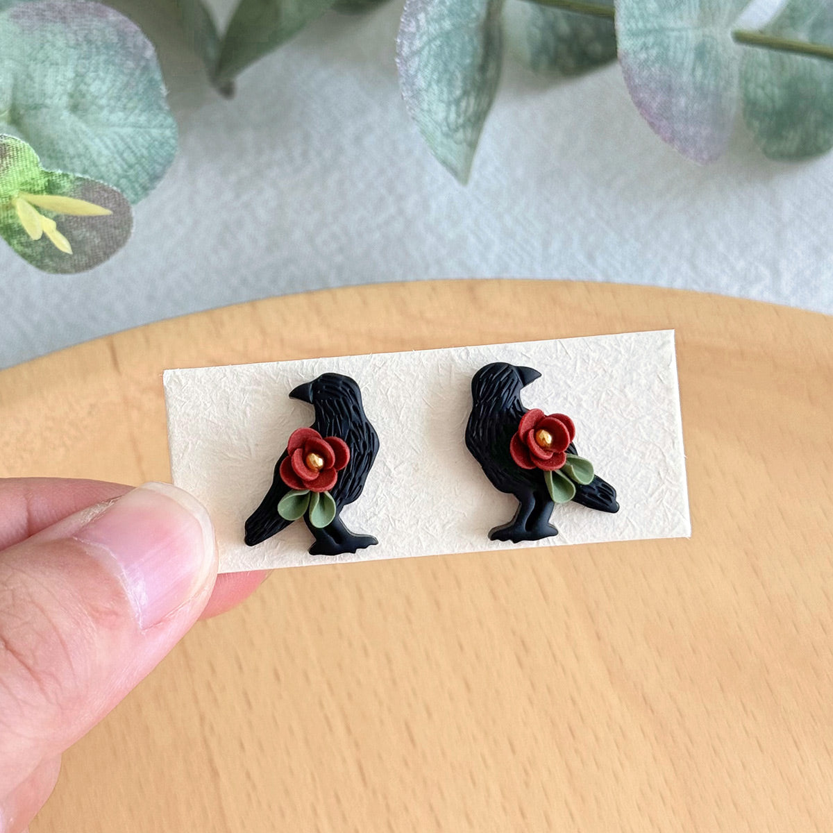 KEOKER Halloween Polymer Clay Stud Earrings