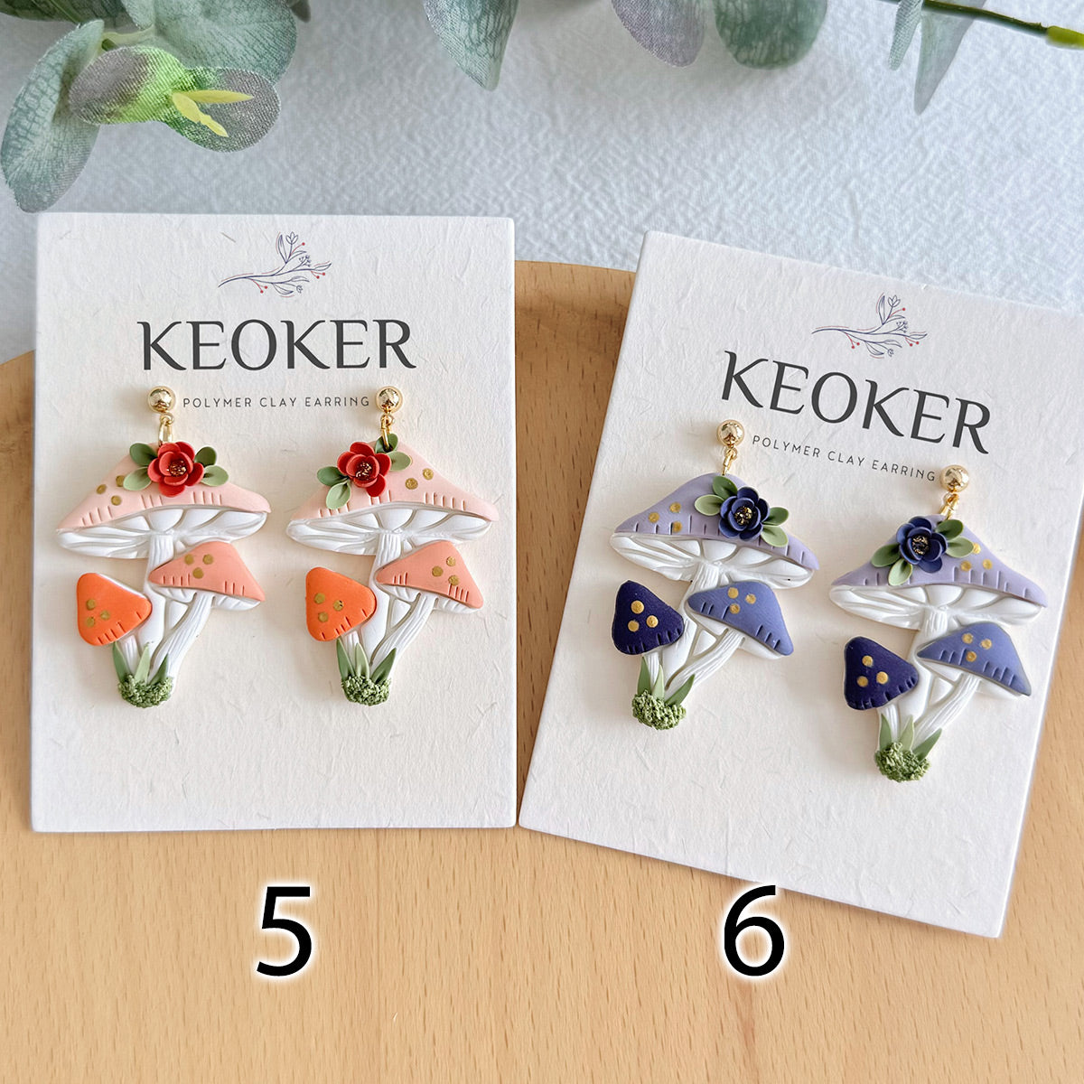 KEOKER Fall Polymer Clay Earrings