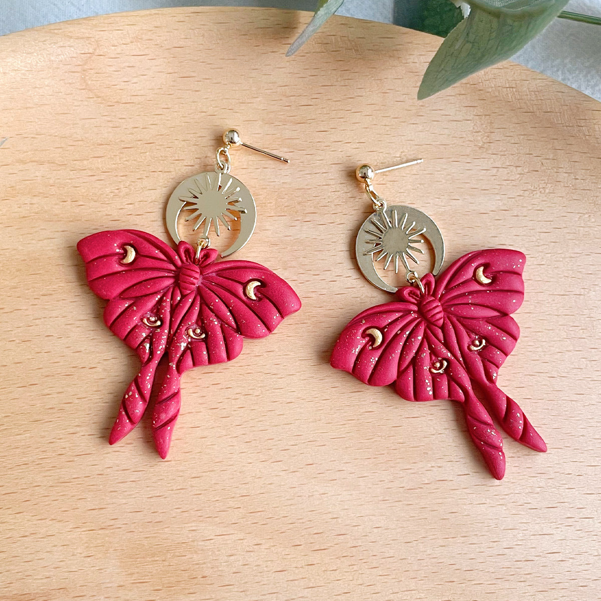 KEOKER Butterfly Polymer Clay Earrings