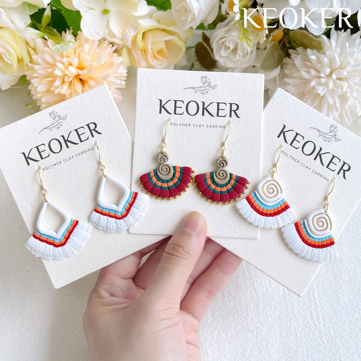 KEOKER Macrame Polymer Clay Cutters (11 shapes)