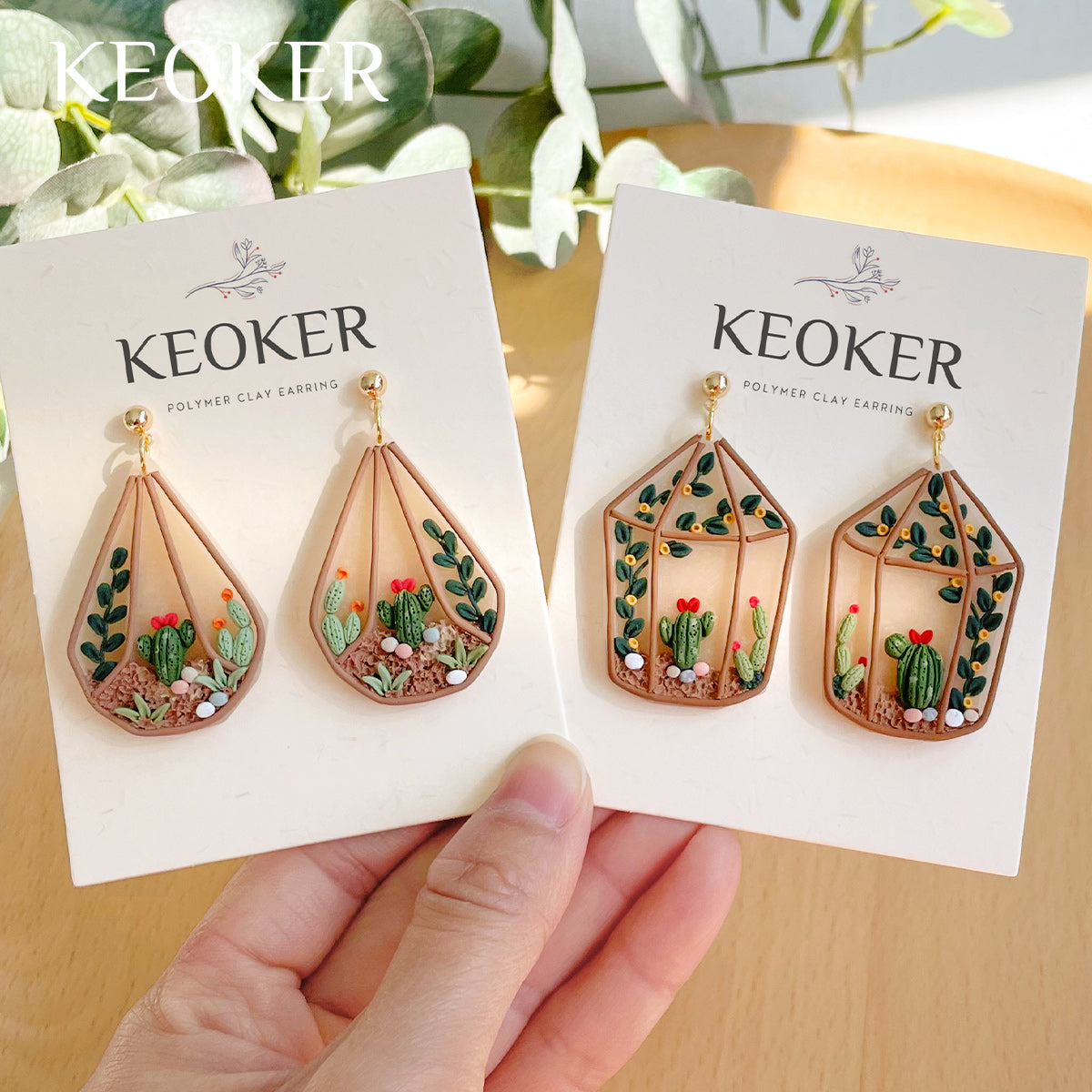 KEOKER Terrariums Polymer Clay Cutters