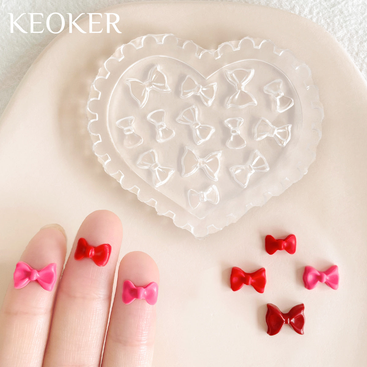 KEOKER Christmas Polymer Clay Molds (4PCS)