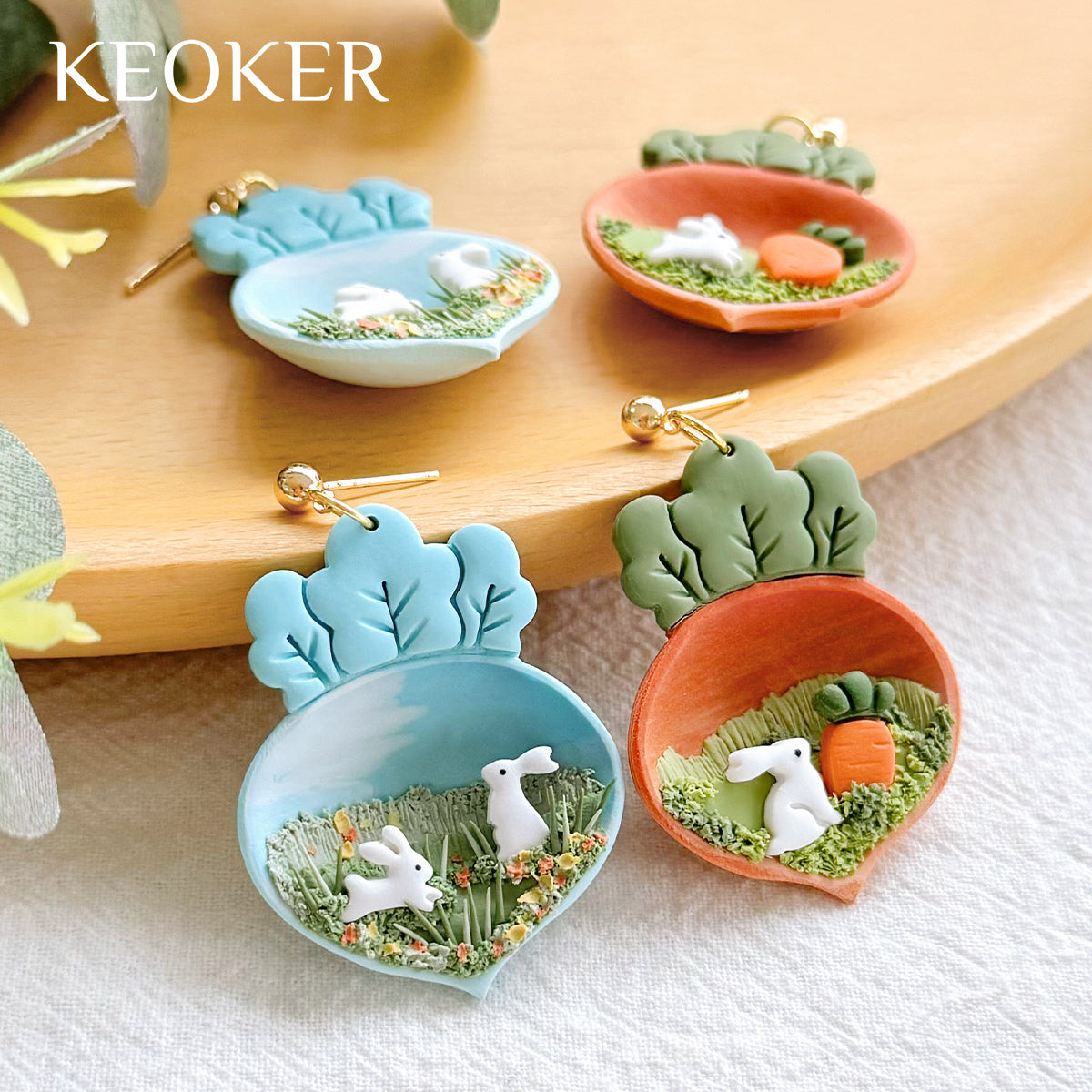 KEOKER Easter Polymer Clay Cutters