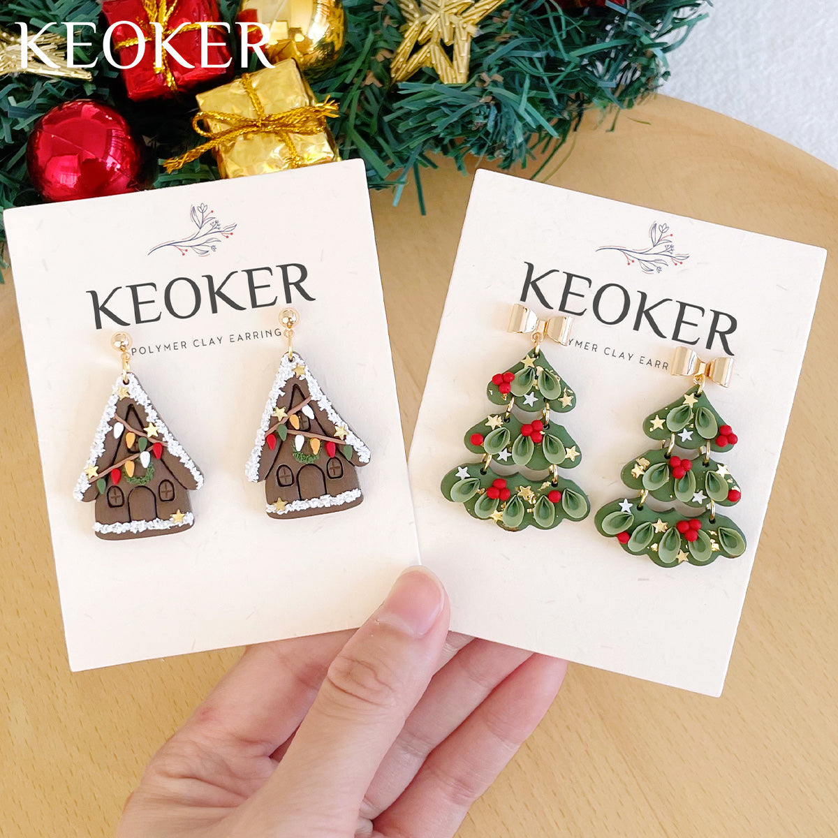 KEOKER Christmas Clay Cutters (16 Shapes)