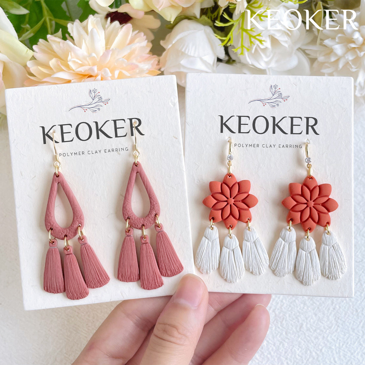 KEOKER Macrame Polymer Clay Cutters (10 shapes)