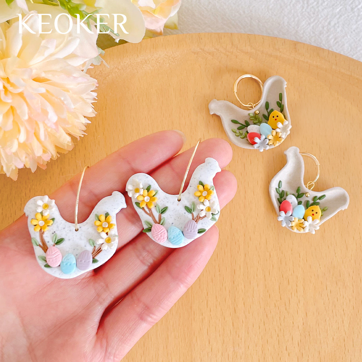 KEOKER Easter Polymer Clay Cutters