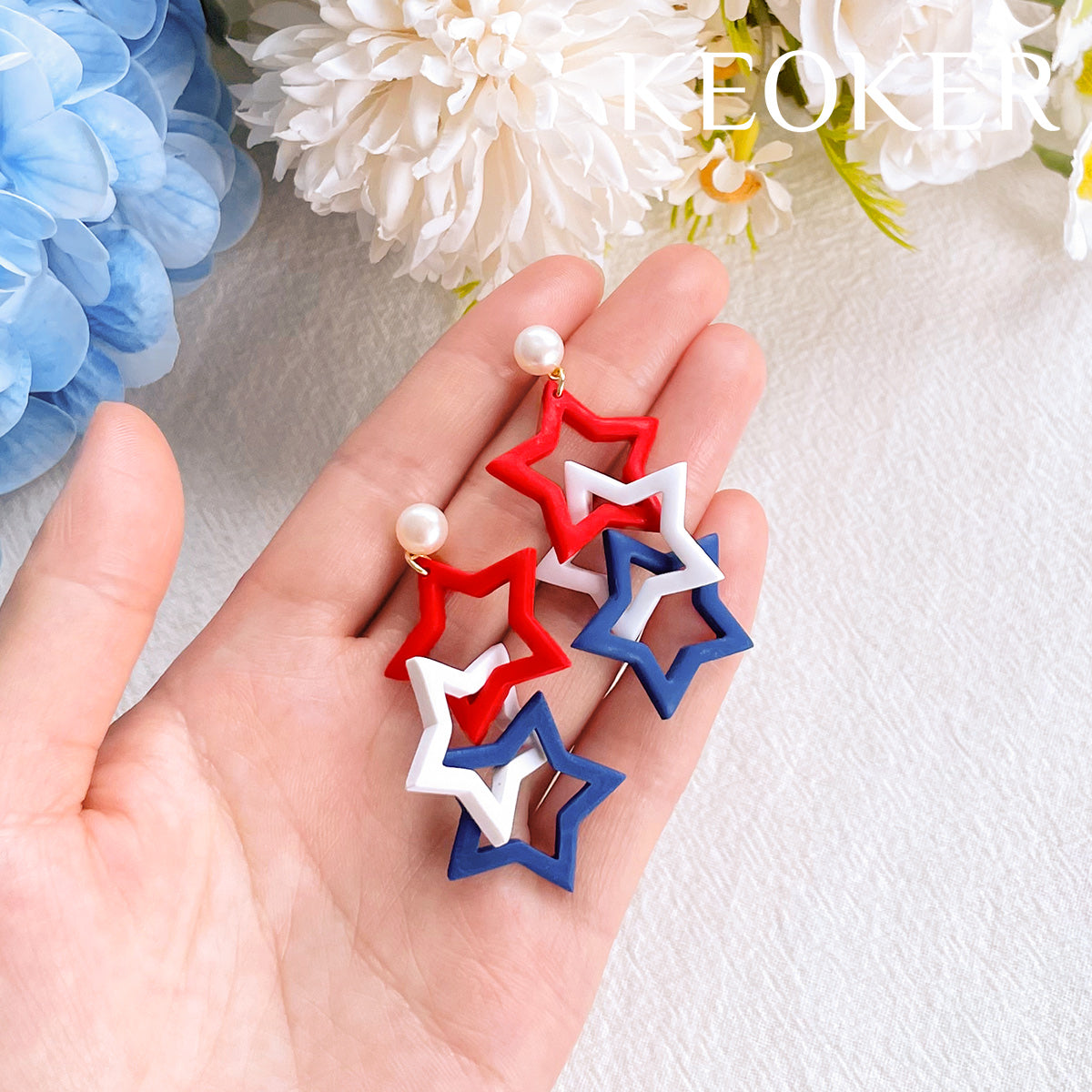 KEOKER Independence Day Polymer Clay Cutters (16 Shapes)