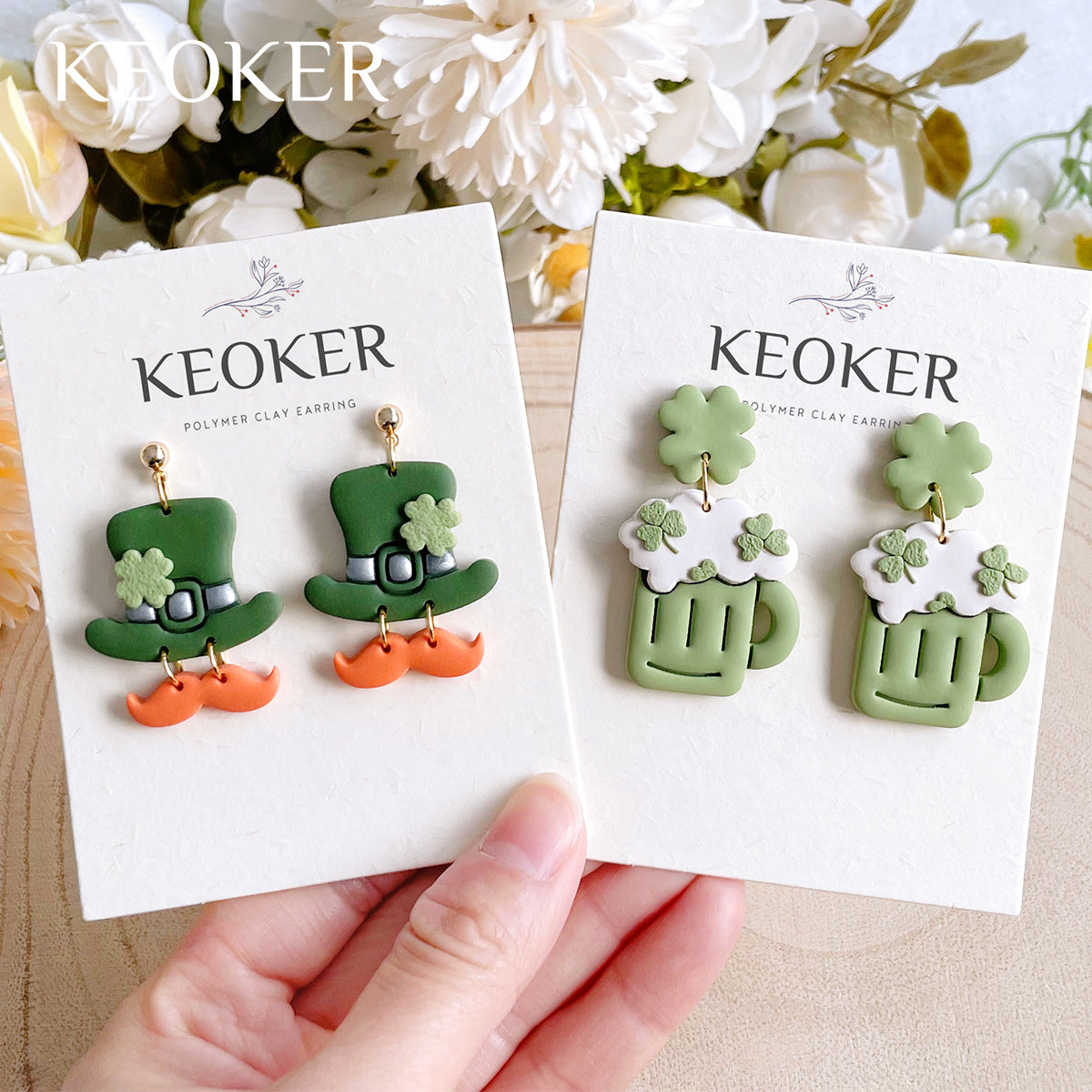 KEOKER St. Patrick's Day Polymer Clay Cutters