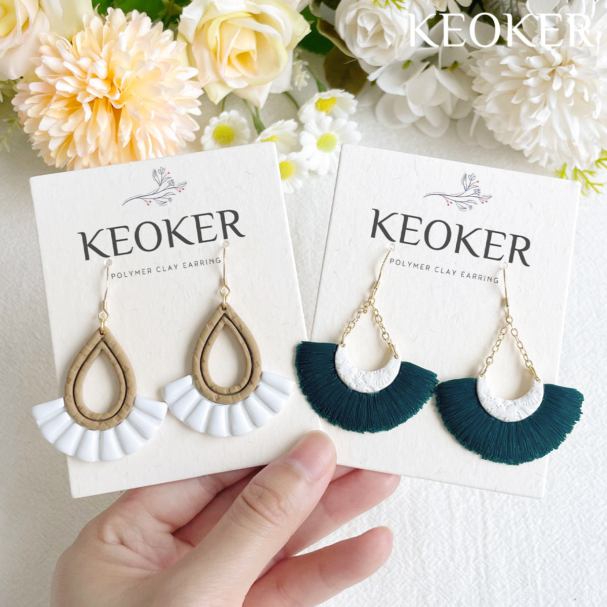 KEOKER Macrame Polymer Clay Cutters (11 shapes)