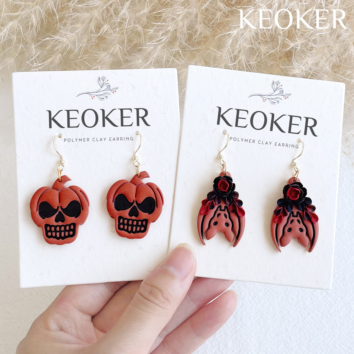 KEOKER Halloween Polymer Clay Cutters (10 Shapes)