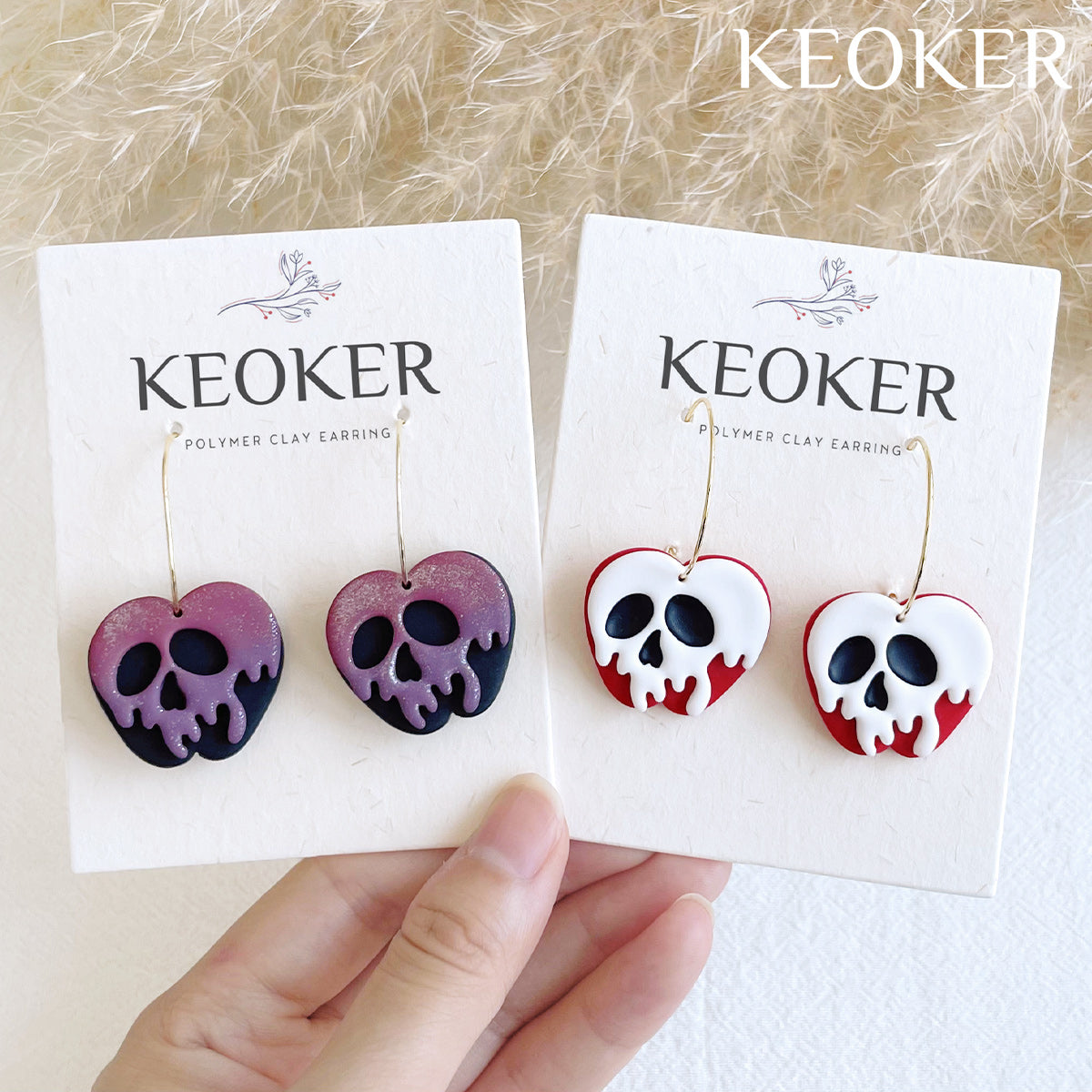 KEOKER Halloween Polymer Clay Cutters (10 Shapes)