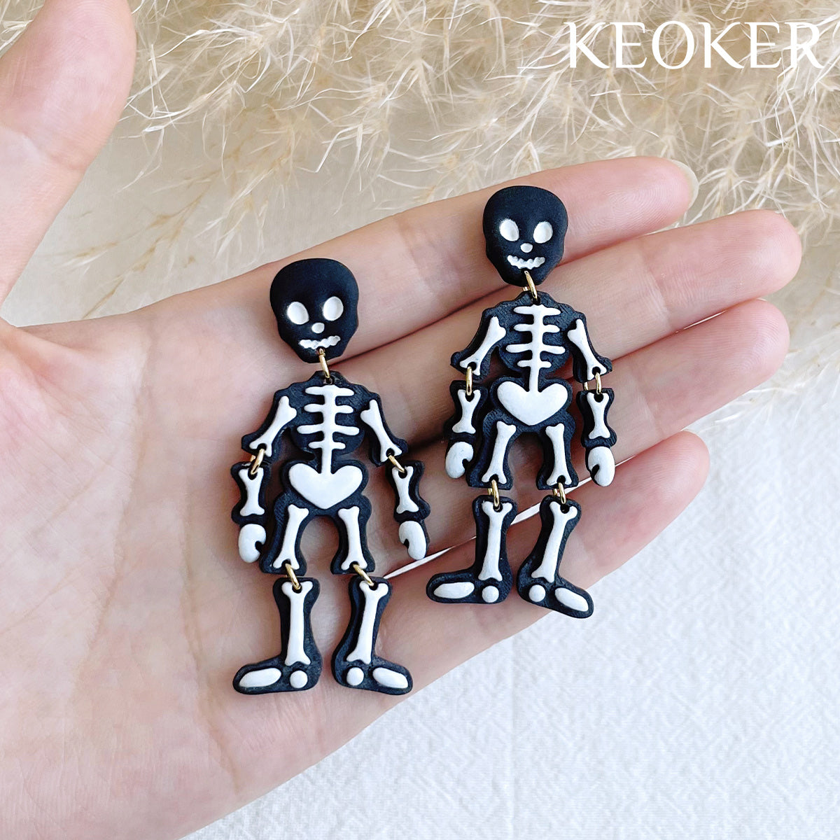 KEOKER Halloween Polymer Clay Cutters (10 Shapes)