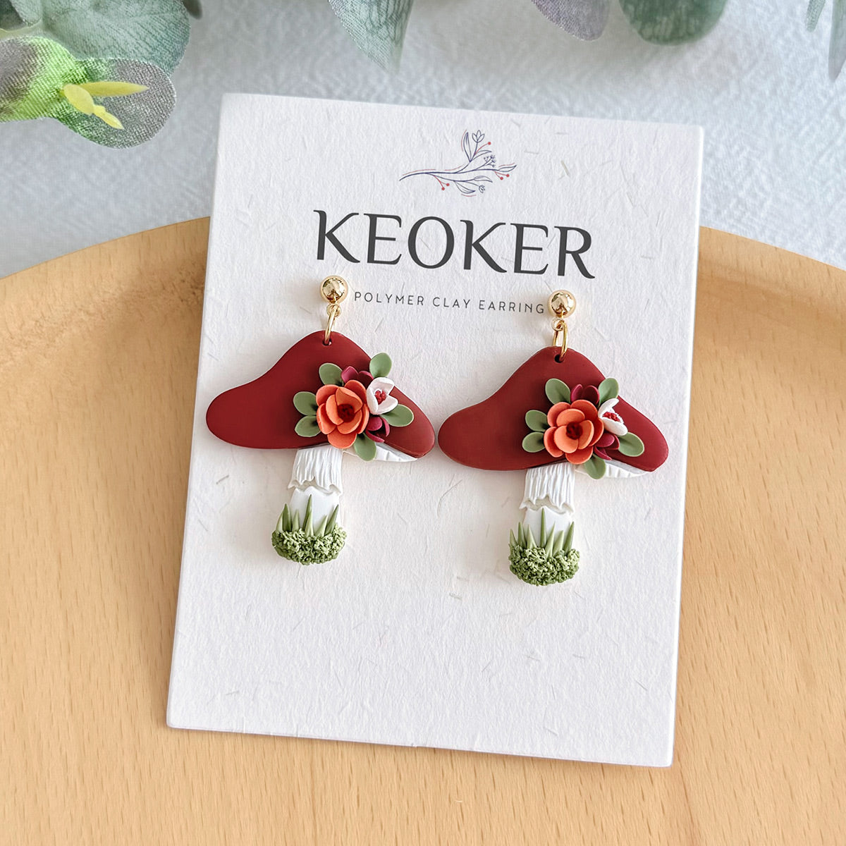 KEOKER Fall Polymer Clay Earrings