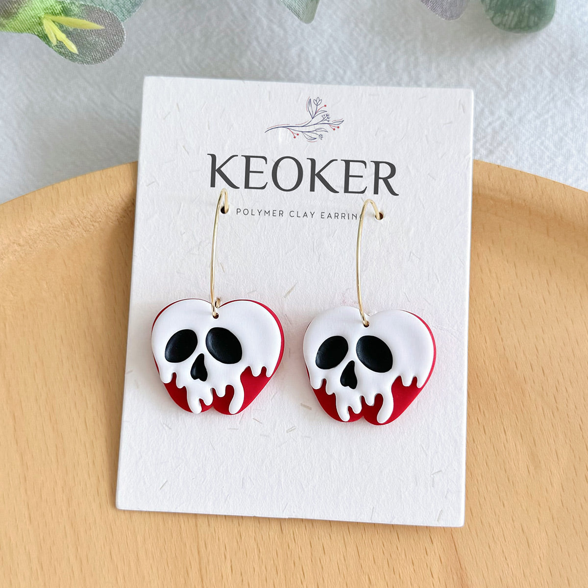 KEOKER Halloween Polymer Clay Earrings