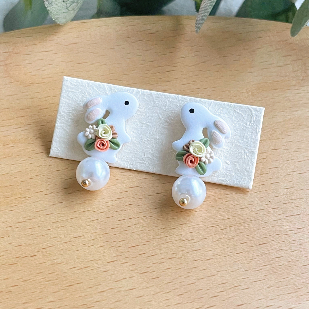 KEOKER Rabbit / Sheep Polymer Clay Earrings