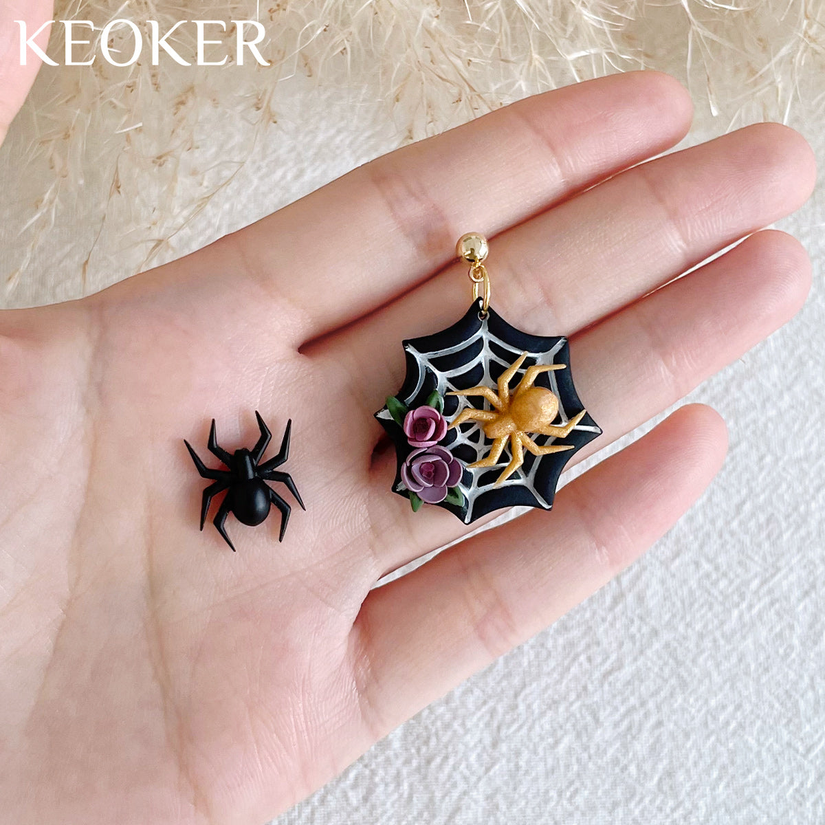 KEOKER Halloween Polymer Clay Molds (3 molds)