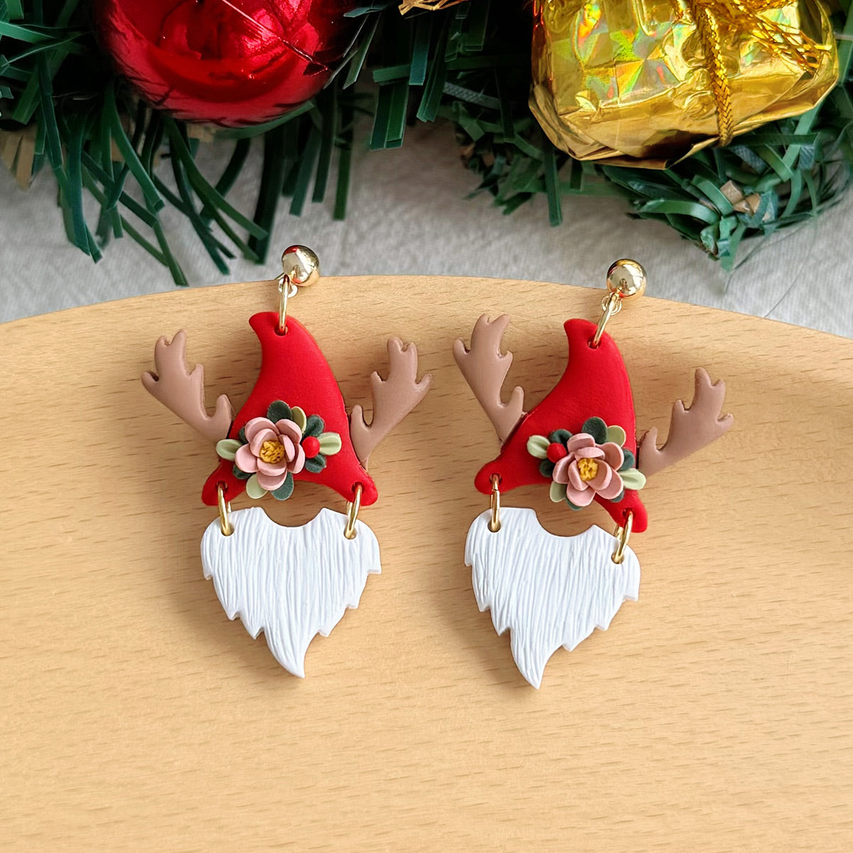 KEOKER Christmas Polymer Clay Earrings