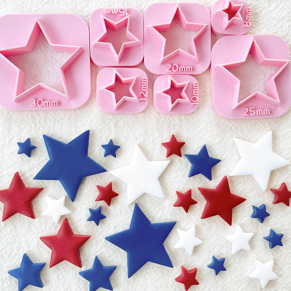 KEOKER Stars Clay Cutters (7 Shapes)