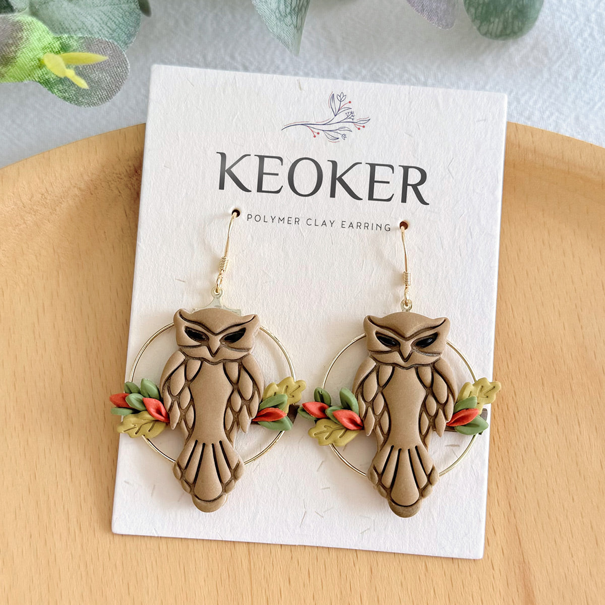 KEOKER Fall Polymer Clay Earrings