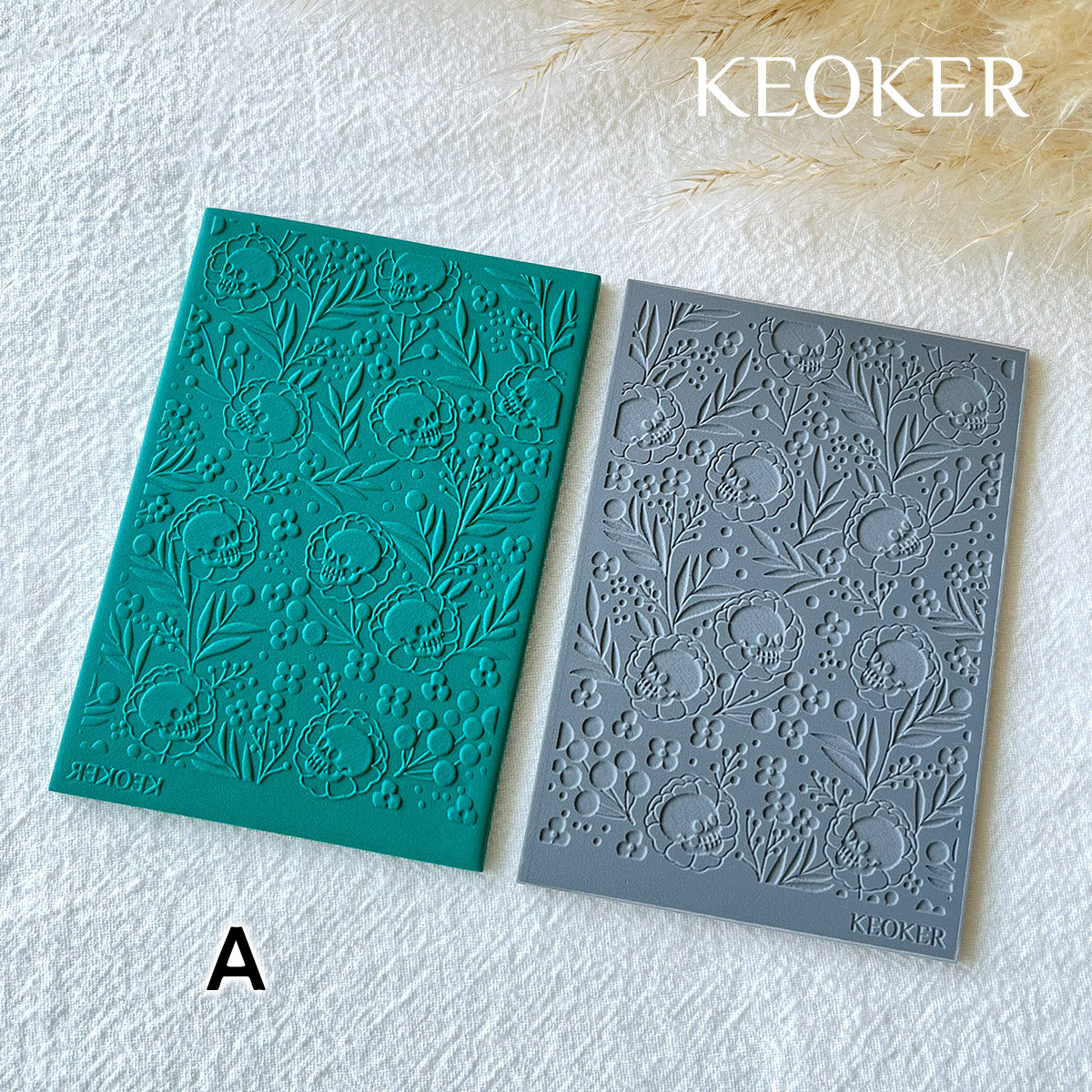 KEOKER Halloween Polymer Clay Texture Sheets