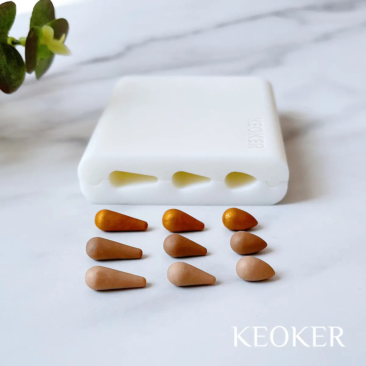 KEOKER Polymer Clay Bead Roller(Teardrop Shape Bead)