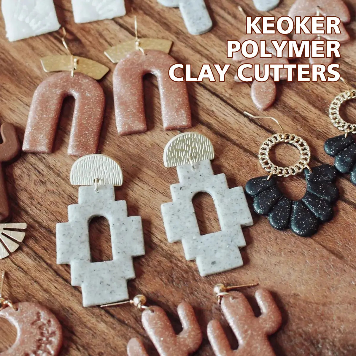 KEOKER Polymer Clay Cutters(17 Shapes)