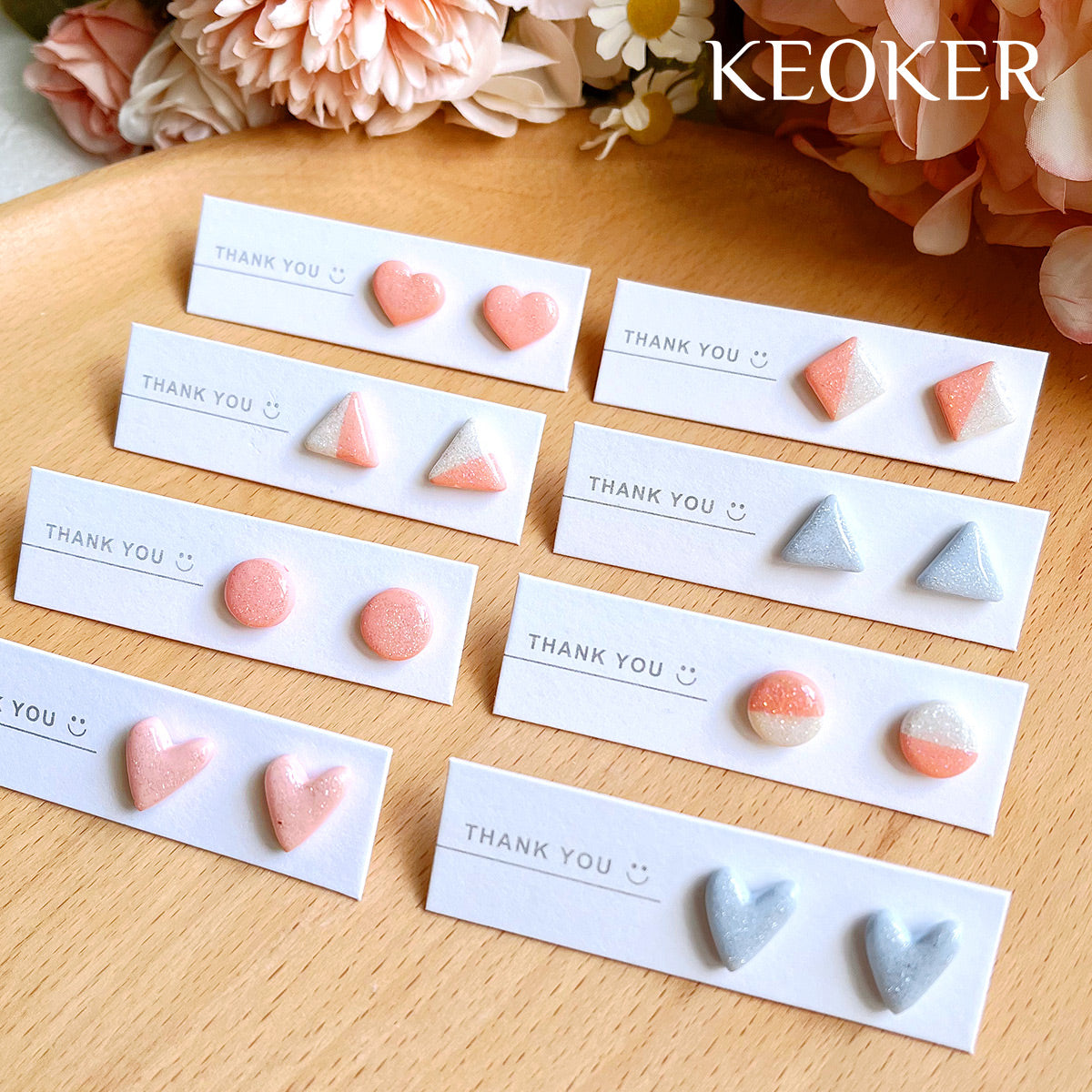 KEOKER Geometric Polymer Clay Cutters(10 Shapes)