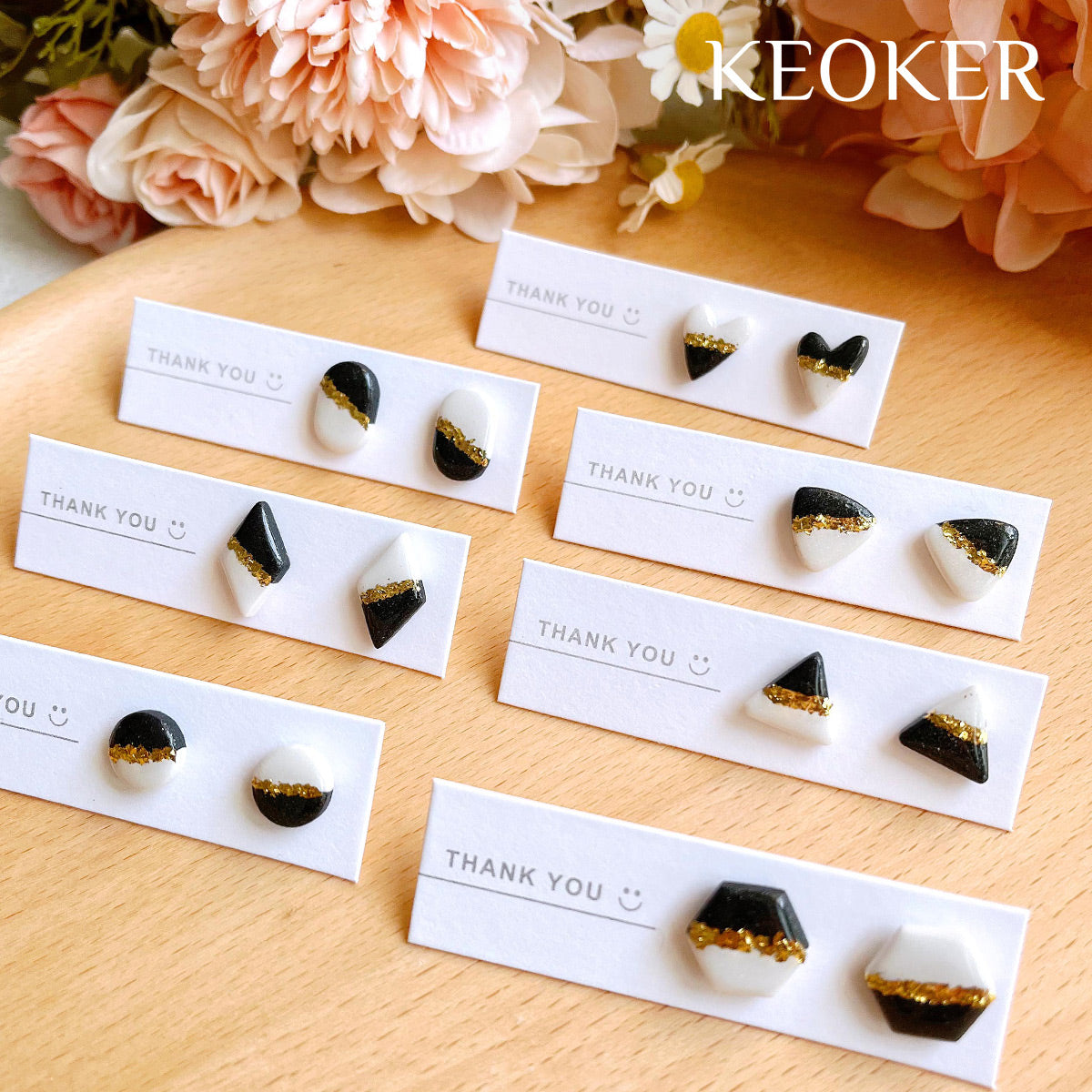 KEOKER Geometric Polymer Clay Cutters(10 Shapes)