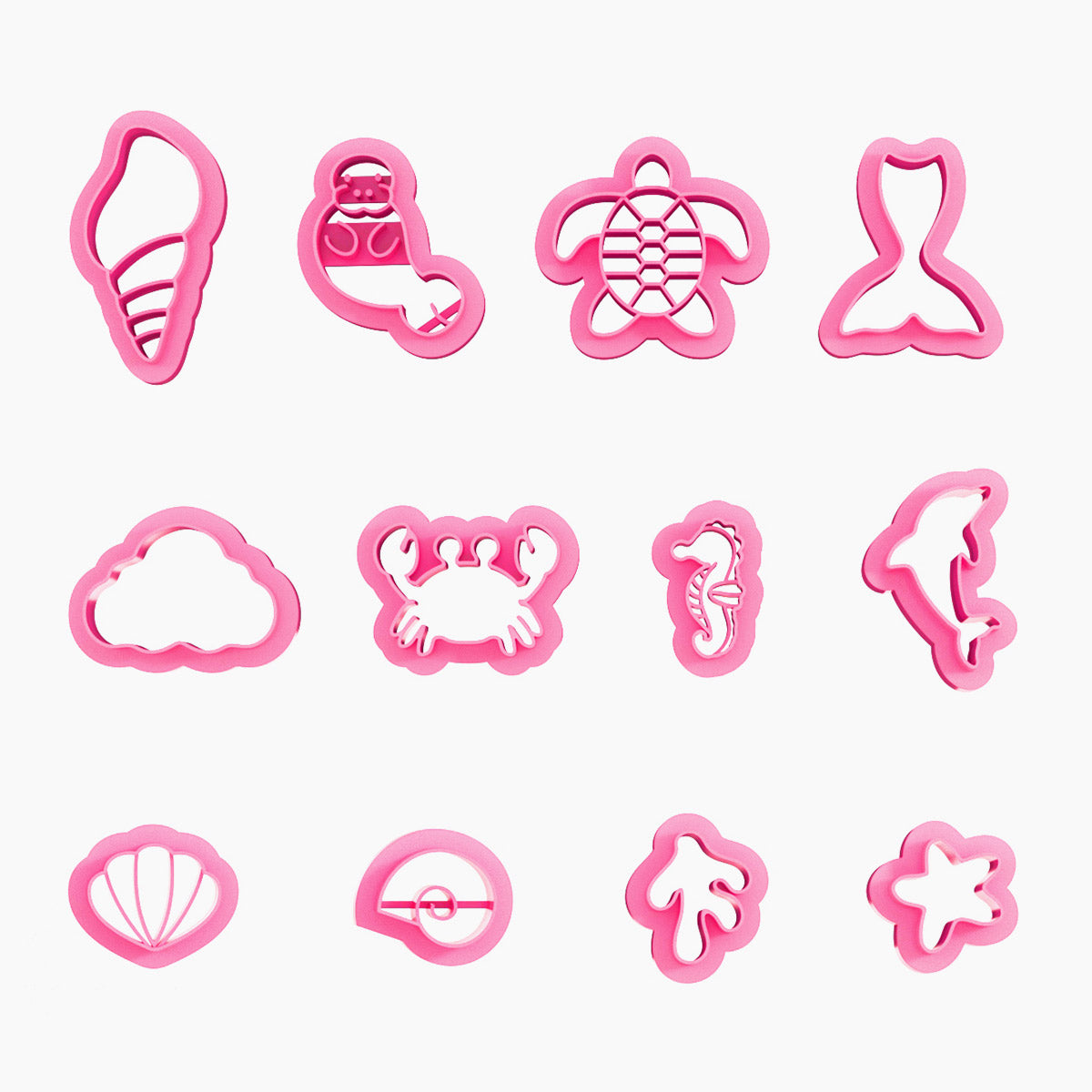 KEOKER Ocean Polymer Clay Cutters(12 Shapes)